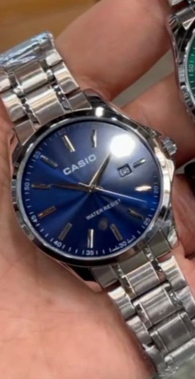 ساعت مچی مردانه صفحه سرمه ای